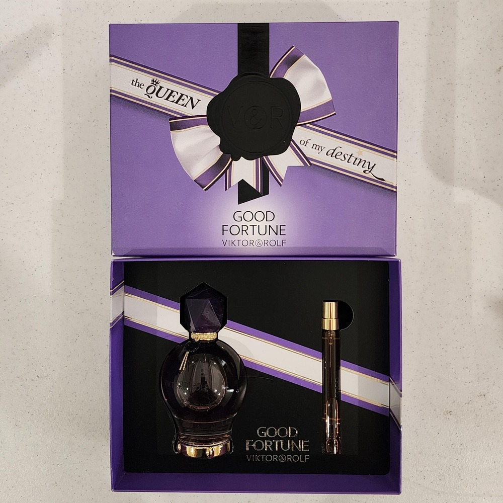 Viktor & Rolf Good Fortune 2 Piece Gift Set New Eau De Parfum Womens Perfume - Picture 3 of 6